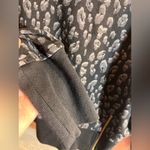 Old Navy Black Cowl Neck Sweater with Textural Pattern Animal print side zip Photo 4