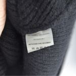 margaret o'leary Off The Shoulder Cashmere Sweater Ribbed Knit Black Women's M Photo 2