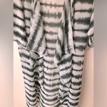 LuLaRoe  Shirley women’s Kimono White With Green Tie Dye Sheer Chiffon Size S Photo 6