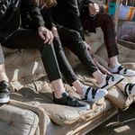 Valentino Garavani  V-Punk leather belted low-top sneakers size IT 38 US 8 Photo 1