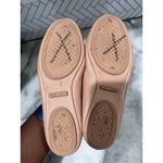 Tory Burch Minnie Travel Ballet Flats Shell Pink Leather Size 8 Logo Flats Shoes Photo 2