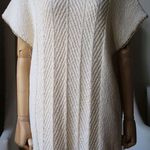 Raquel Allegra women’s Metallic open knit-trimmed distressed sweater dress XS S Photo 14