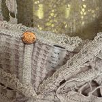 Free People  FP One Knit Thermal Antique Lavender Cami Medium NWOT Photo 3