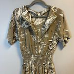 ANINE BING Dress Kaine Mini Dress in Green Tropical Floral Print Sz S GUC Photo 11