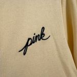 PINK - Victoria's Secret  Light Yellow Full Zip Hoodie XS Flawed Photo 2