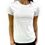 Levi's White Cotton Sequin Logo Short Sleeve Crewneck T-shirt Photo 7