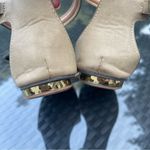 Electric Karma casual beige khaki flat Roman sandals with ankle strap Sz 7 Photo 5