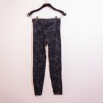 Spanx Women's High Waisted Seamless Smoothing Black Gray Camo Army Print Legging Photo 2