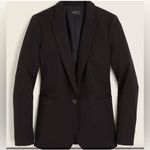 J.Crew NWT Parke Blazer Bi-Stretch Cotton Black Size 0 $198 Photo 2