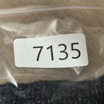 White House | Black Market Top Womens XS Black Metallic Rib Knit Shawl Neck Party Photo 6