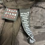 Tracy Evans  Limited Brown Striped Business Casual Bermuda Shorts Juniors 5 Photo 8