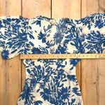 A New Day  NWOT Women's Short Sleeve Maxi Sundress Blue White Floral 2 Photo 8
