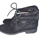 Michael Kors Kors Black Leather Peter Pan Moto Boots Photo 0