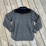 IB Diffusion Women's Vintage Western Shirt Grey And Black Size 8 Gray Photo 1