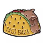 4PCS Capybara Enamel Pin Set Brown Photo 2