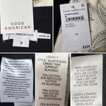 Good American  Black Cargo Tank Bootcut Jumpsuit Full Length LaceUp Pockets S NWT Photo 10