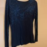 Peruvian Connection  navy blouse xs Photo 7