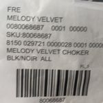 Free People  Melody velvet black Rosette choker NWT Photo 5