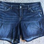 Silver Jeans Co Silver Suki Dark wash denim shorts woman’s size 22 Photo 0