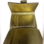 Coach Signature Patchwork Snakeskin Mini Wallet In Khaki/Gold RARE New With Tags Photo 8