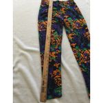 VV Collection Plus Size One Size Halloween Floral Print Leggings Orange Photo 5
