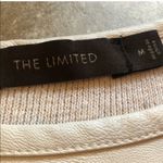 The Limited 🆕  faux leather 3/4 sleeve scoop neck pullover swea… Photo 2