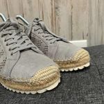 Marc Fisher Balia Gray Faux Suede Espadrille Sneaker Photo 13