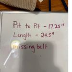 Danier Brown Leather Jacket Military Style Pockets Button Closure women's XS Photo 7