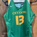 Nike Oregon Ducks Green and Yellow Performance Tank Top Photo 0