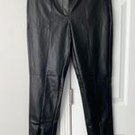 Anthropologie Maeve Faux Leather Ankle Zip Pants, Size 10 Photo 5