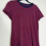 Frank & Eileen  Striped Harper Midi Dress L Red Blue Photo 8