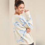Arula bow sweater Blue Size 2X Photo 1