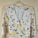 Free People | Date Night Mini Dress Dotted Ruched Button Front XS Photo 1