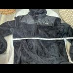 The North Face Osito Black Fuzzy Full Zip Up Jacket Photo 4