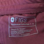 FIGS Zamora Jogger Scrub Pants in Burgundy Size S Photo 7