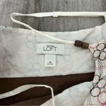 Loft Vintage  Y2K Cotton Tanktop Coastal Beach Babydoll Beaded Tropical Size 12 Photo 3