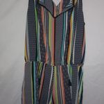 Love Stitch Black Sexy Stripe Romper M Photo 0