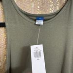 Old Navy  Olive Green Fitted High-Neck Rib-Knit Maxi Dress XXL NWT Photo 5