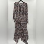 Veronica Beard  Sazan Paisley Handkerchief Silk Dress Photo 7