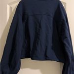 Lululemon Athletica Dark Blue Half-Zip Sweatshirt Photo 4