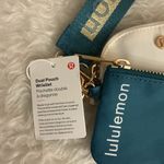 Lululemon athletica Blue and Cream Dual Wristlet Photo 2
