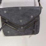purse with flowers Gray Photo 1