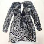DUNDAS x REVOLVE Stardust Mini Dress in Silver Tiger XXS Photo 10