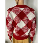 The Fifth Label  NWT Womens Angle Knit sweater size Large Red/white Photo 1