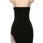 Boutique Black Sequin Homecoming Bodycon Dress Size Small Photo 3
