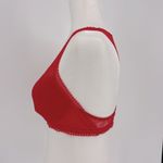 Victoria's Secret  Padded Plunge Racerback Lace Bralette Red Women’s Size Large Photo 2