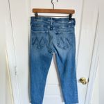 Mother The Mid Rise Dazzler Crop in Different Strokes Blue Size 30 Photo 4