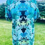 Vince Camuto  Colorful Blouse Desert Horizons Malibu Blue Photo 1