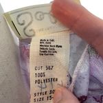 Vintage Floral High Neck Ruffle Front Dress Women’s *M Long Sleeve Boho Maxi Purple Size M Photo 9