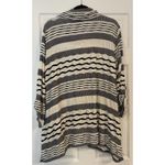 Ali Miles Wave Tunic Sz 1X White & Black Lagenlook Asymmetric Art To Wear Artsy Photo 1